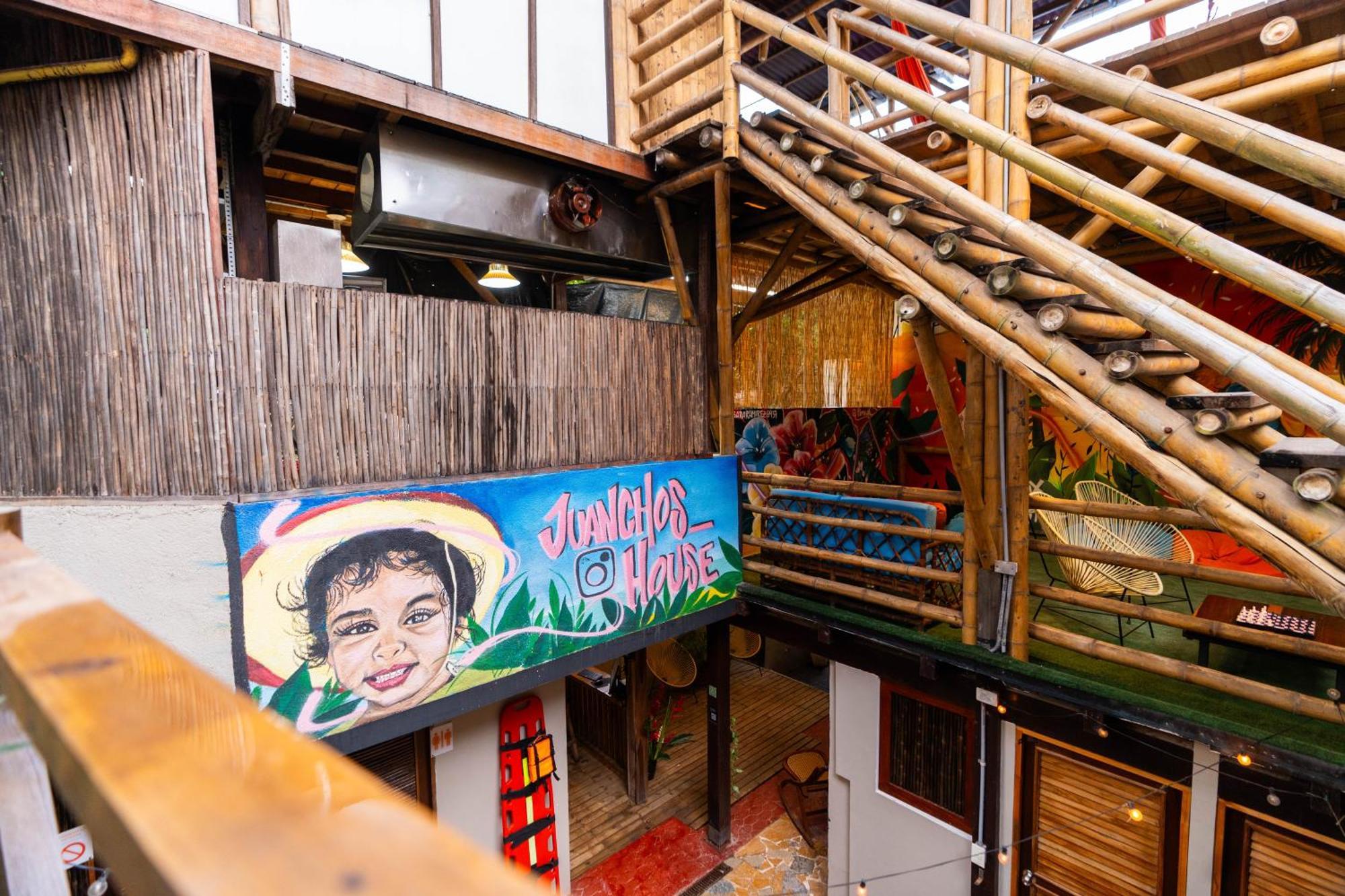Tayrona Juanchos House Hostel 洛斯纳兰霍斯 外观 照片